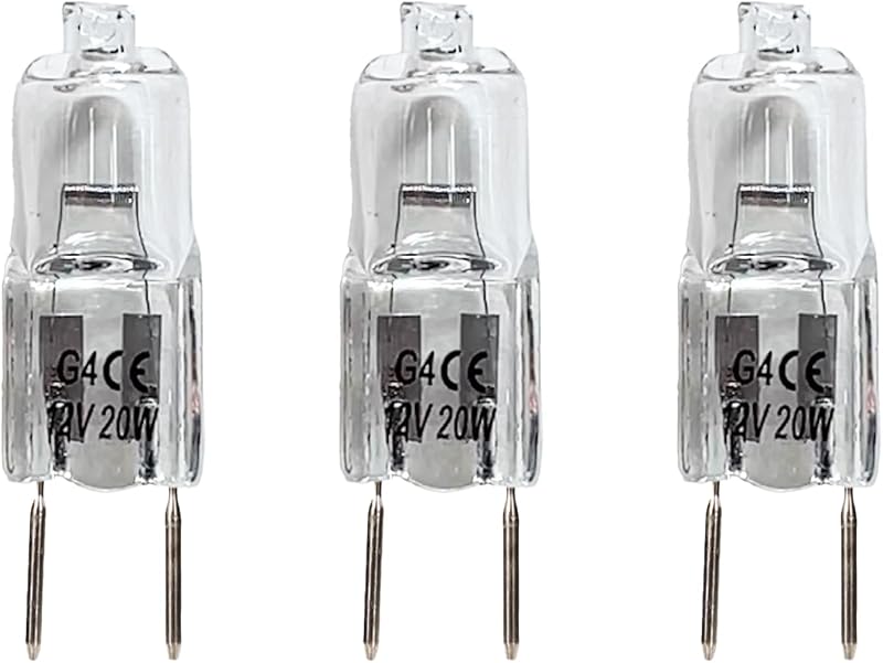 3 Bombillas G4 20W 12V Repuesto Horno Dacor