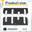 15 Pzas Cuñas Bisagra Puerta 4pulg Acero Inox Negro
