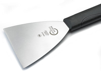 Rascador parrilla hoja 4x4.5pulg mango negro