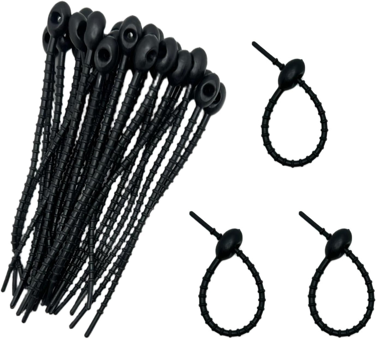 30 Bridas Silicona Reutilizables 4.7pulg Color Pastel Multiusos
