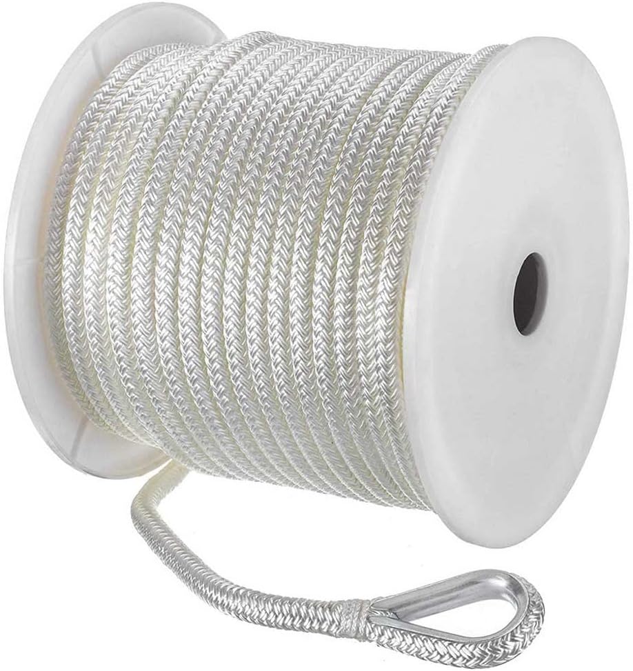 Cuerda anclaje barco doble trenza