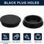 Tapón goma impermeable 2.68pulg 2 agujeros negros