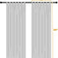 Cortinas lino transparente impermeables patio pestaña