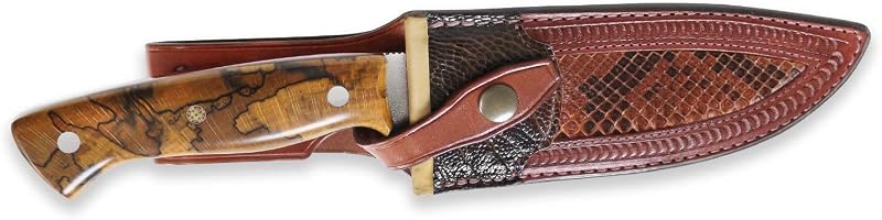 Cuchillo caza Epic IMPALA hoja pulida 6,5 funda cuero España
