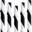 12 Pajitas Plástico Reutilizables 9pulg Sin BPA Negro