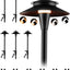 Luz paisaje LED 12V 20" negro 2200K-5000K