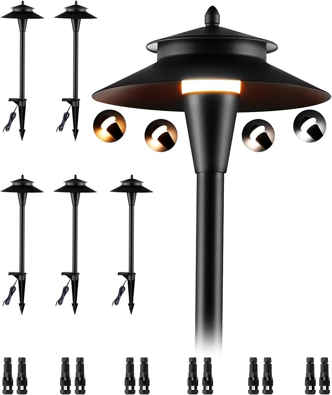 Luz paisaje LED 12V 20" negro 2200K-5000K