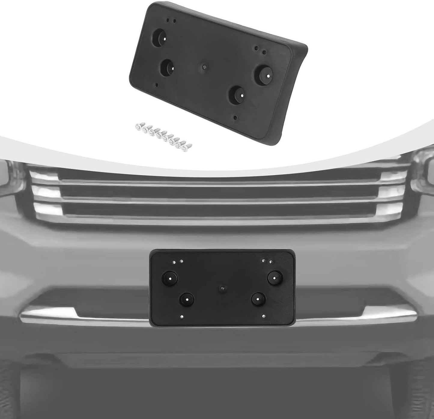 Marco soporte matrícula frontal Chevy Suburban 2020-24