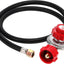 Regulador ajustable alta presion 0-20psi manguera roja