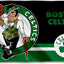 Bandera Boston Celtics doble logotipo interiores exteriores