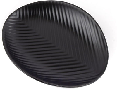 Bandeja melamina A5 organiz. joyas anillos rayas negras