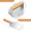 Prensa hamburguesas acero inox 304 girador ancho 6pulg
