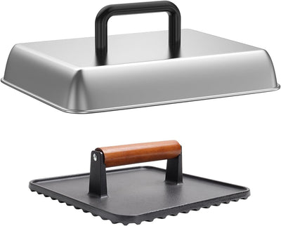 Cubierta Acero Inox 14pulg para Queso y Rociado