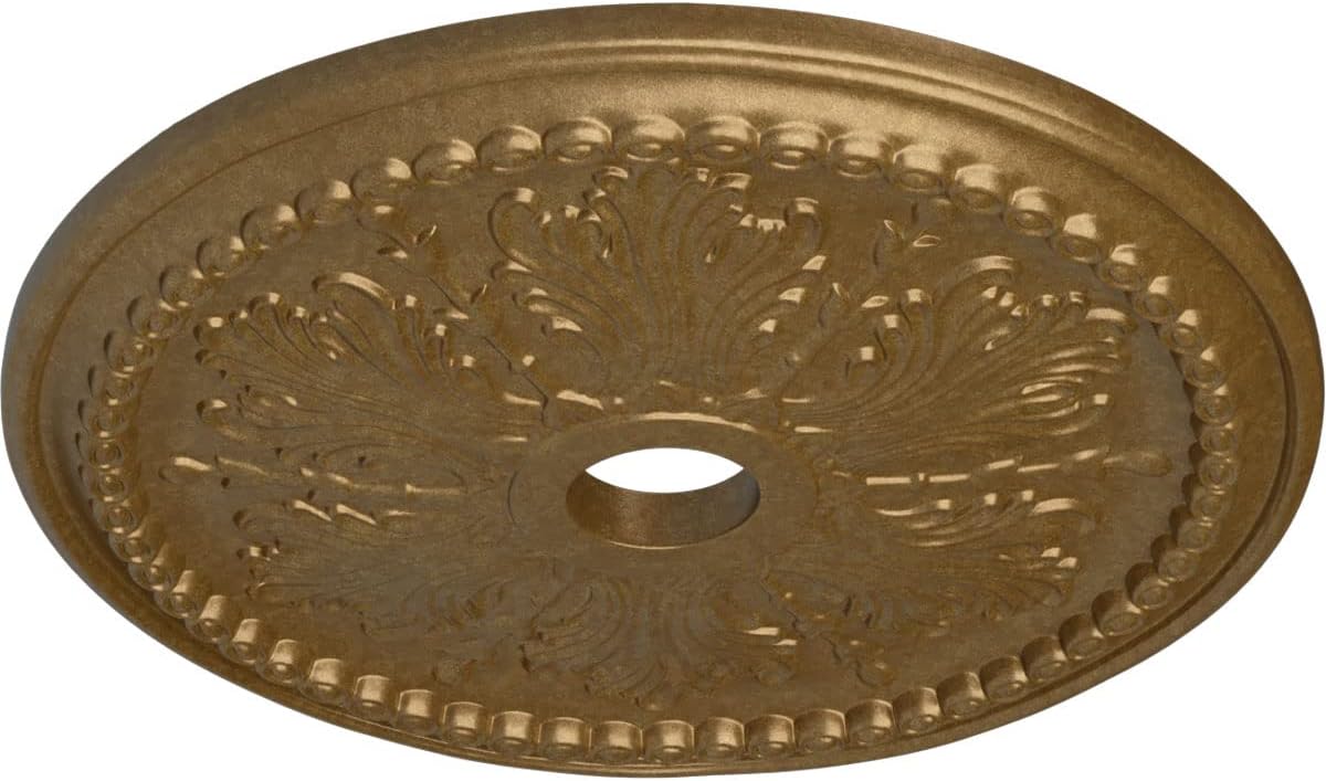 Medallón techo Winsor color dorado