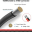 Cable extensión XT60 a SAE 10AWG 10pies con adaptador inverso