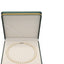 Caja cuero vitrina soporte joyas boda collar perlas