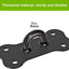 Soporte correa perro pared gancho uso interior exterior negro