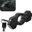 Cerradura manillar motocicleta antirrobo ajustable negro