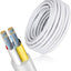 Cable eléctrico 18/4 cobre estañado trenzado 49.2 ft