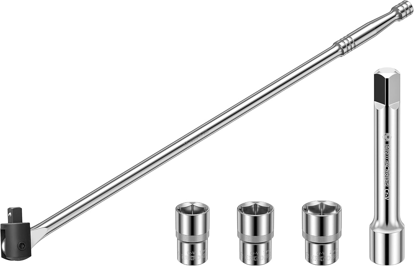Barra disyuntor 1/2 pulg 610mm con extensión 125mm