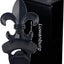 Abrebotellas negro flor de lis pared