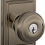 Pomo puerta Schlage F51A GEO 620 ADD llave peltre