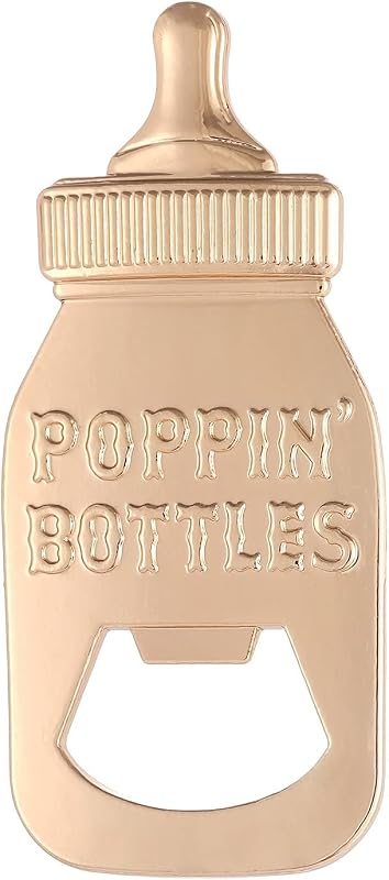 16 Abrebotellas Poppin para Baby Shower Blanco