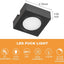 Luces LED cuadradas 2.68" 3000K enchufables set 6