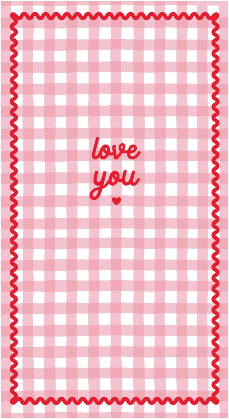 Toallas papel fiesta San Valentín paquete 20 7.75x4.5pulg