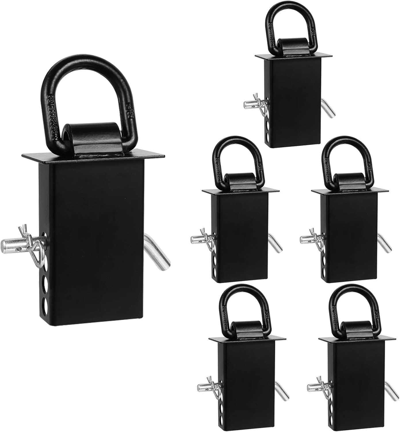 6 Anillos D Bolsillo Estaca Remolque Pasador 2x4" 12000lb