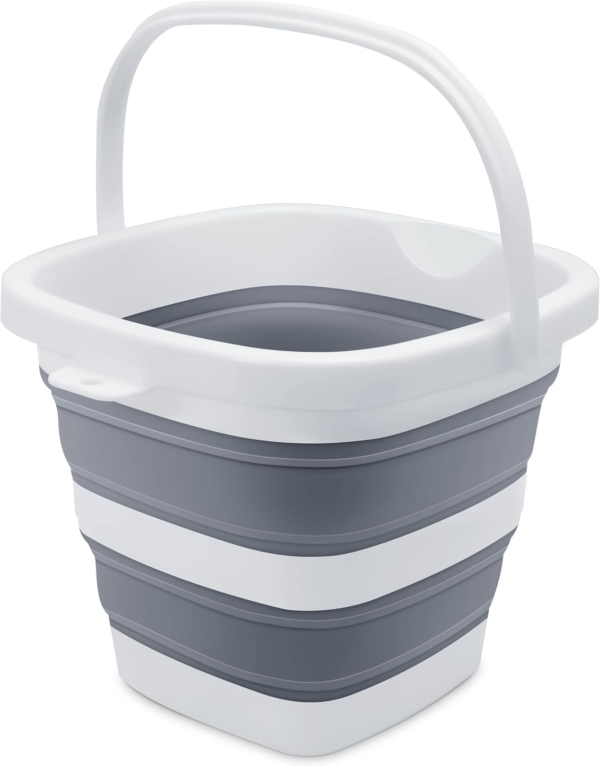 Cubo plegable 5L sin BPA para coche camping playa