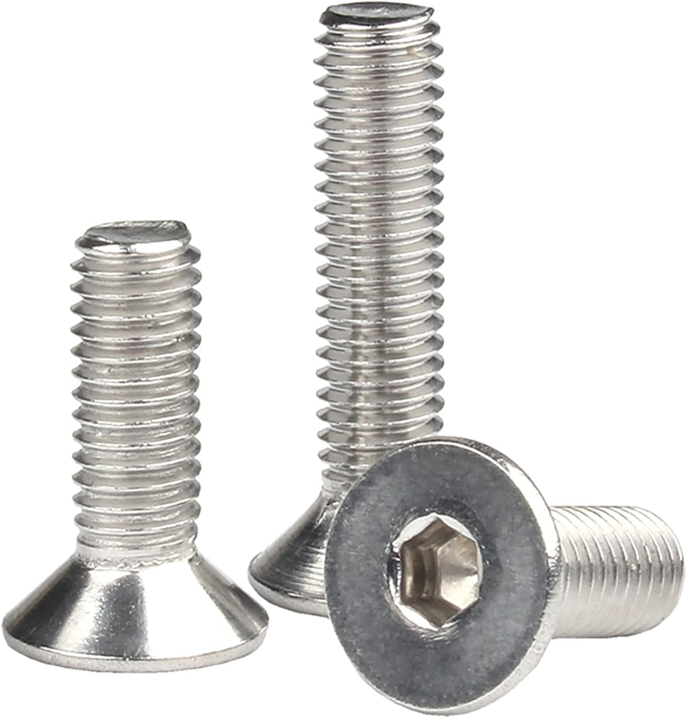Tornillos acero inox 18-8 brillante 40pzas