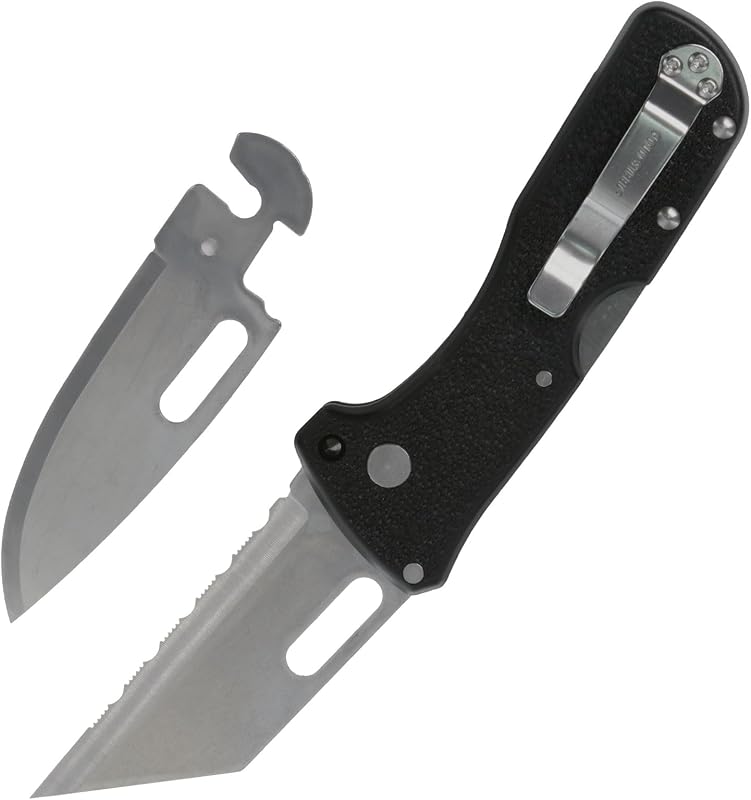 Cuchillo plegable acero 5oz 7pulg caza 2 hojas