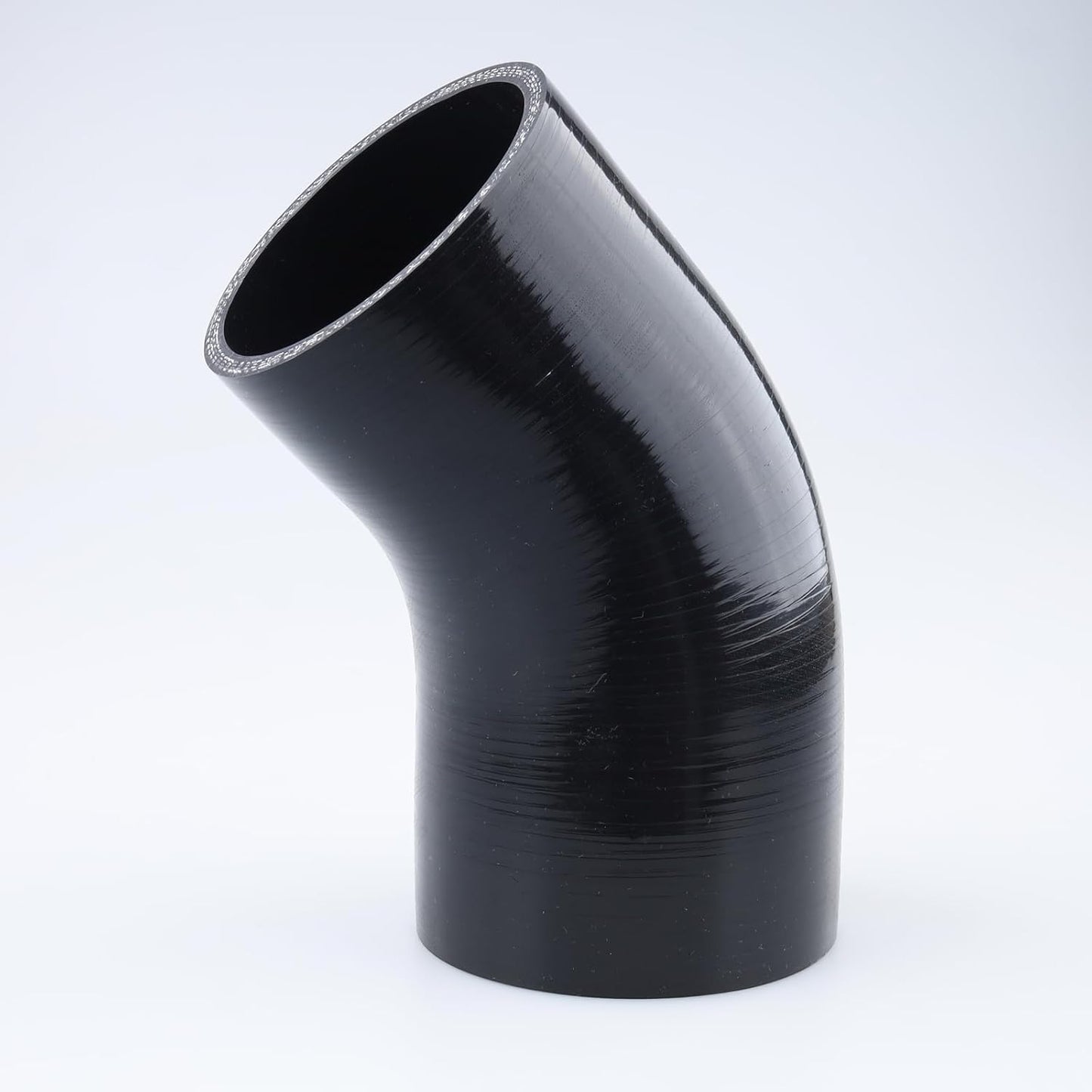 Acoplador reductor codo 45 grados manguera silicona