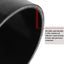 Manguera silicona reforzada 4-4.5" 3" acoplador turbo negro