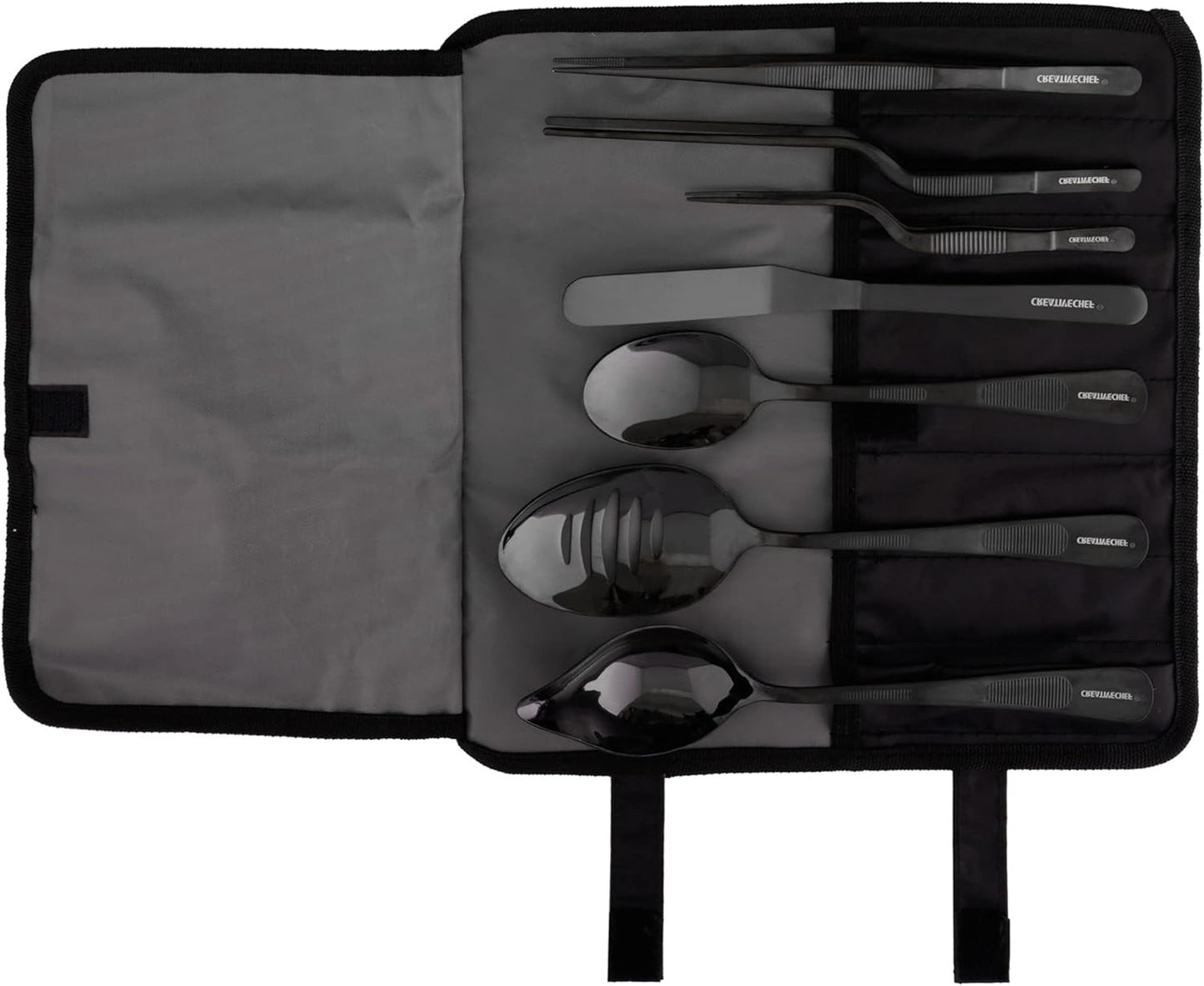 Kit chapado profesional 7 Pzas acero inox negro