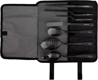 Kit chapado profesional 7 Pzas acero inox negro