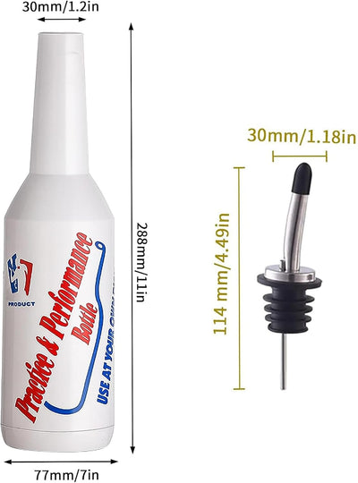 Juego 3 botellas bartending 25oz coctelera decorativa