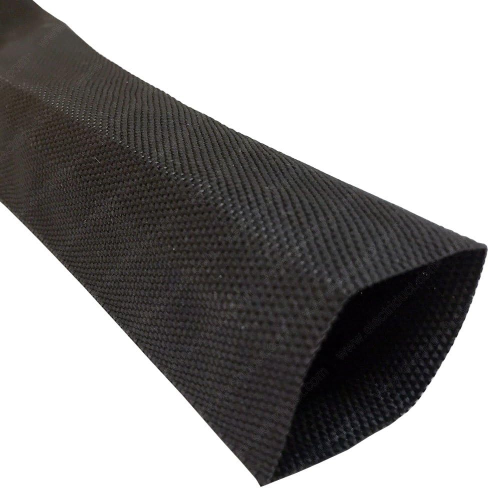 Manga trenzada termocontraible 1/2pulg 25ft