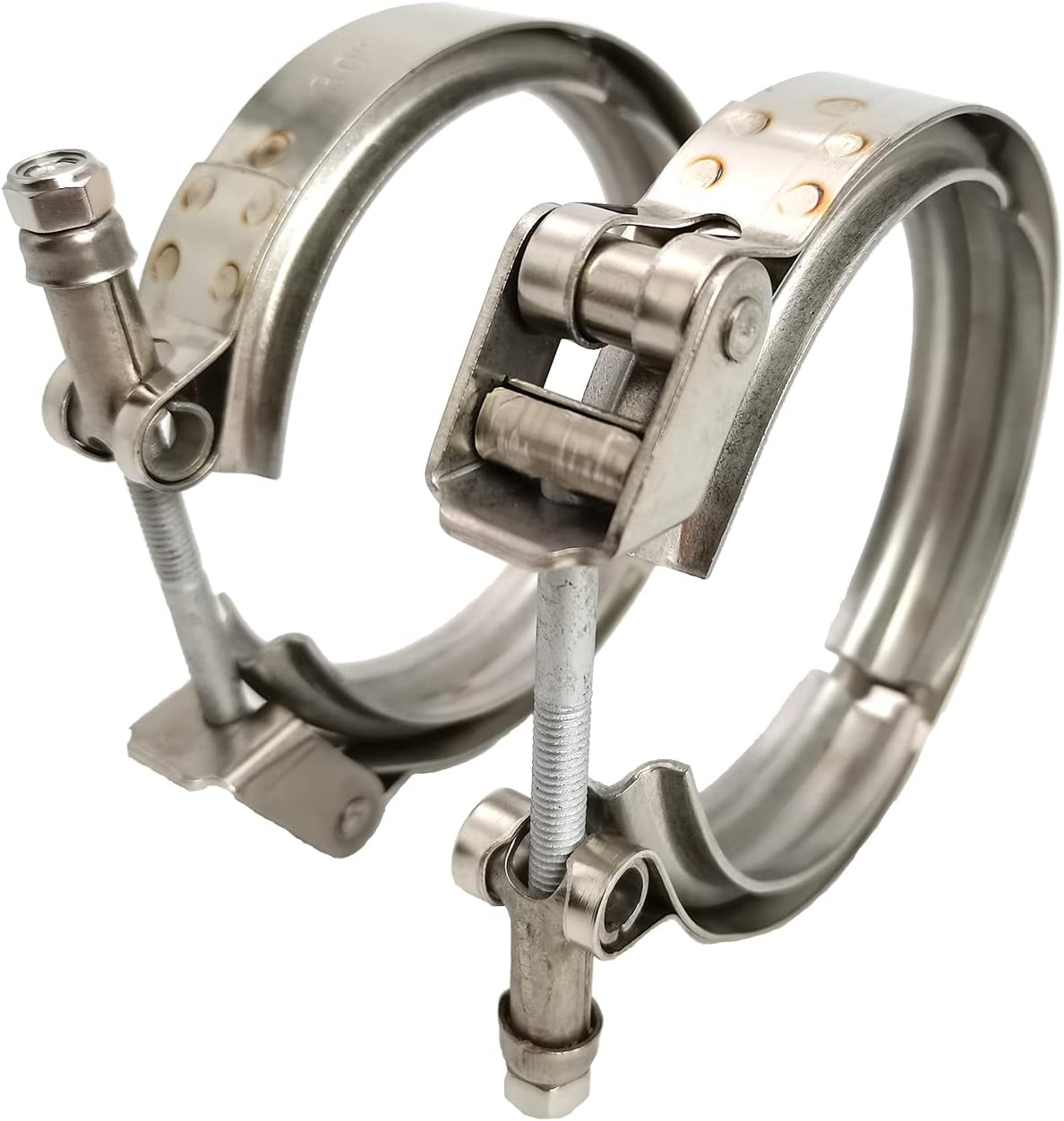Banda abrazadera acero inox 2x3pulg liberación rápida