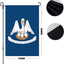 Bandera jardín 12x18pulg doble cara resistente colores vivos