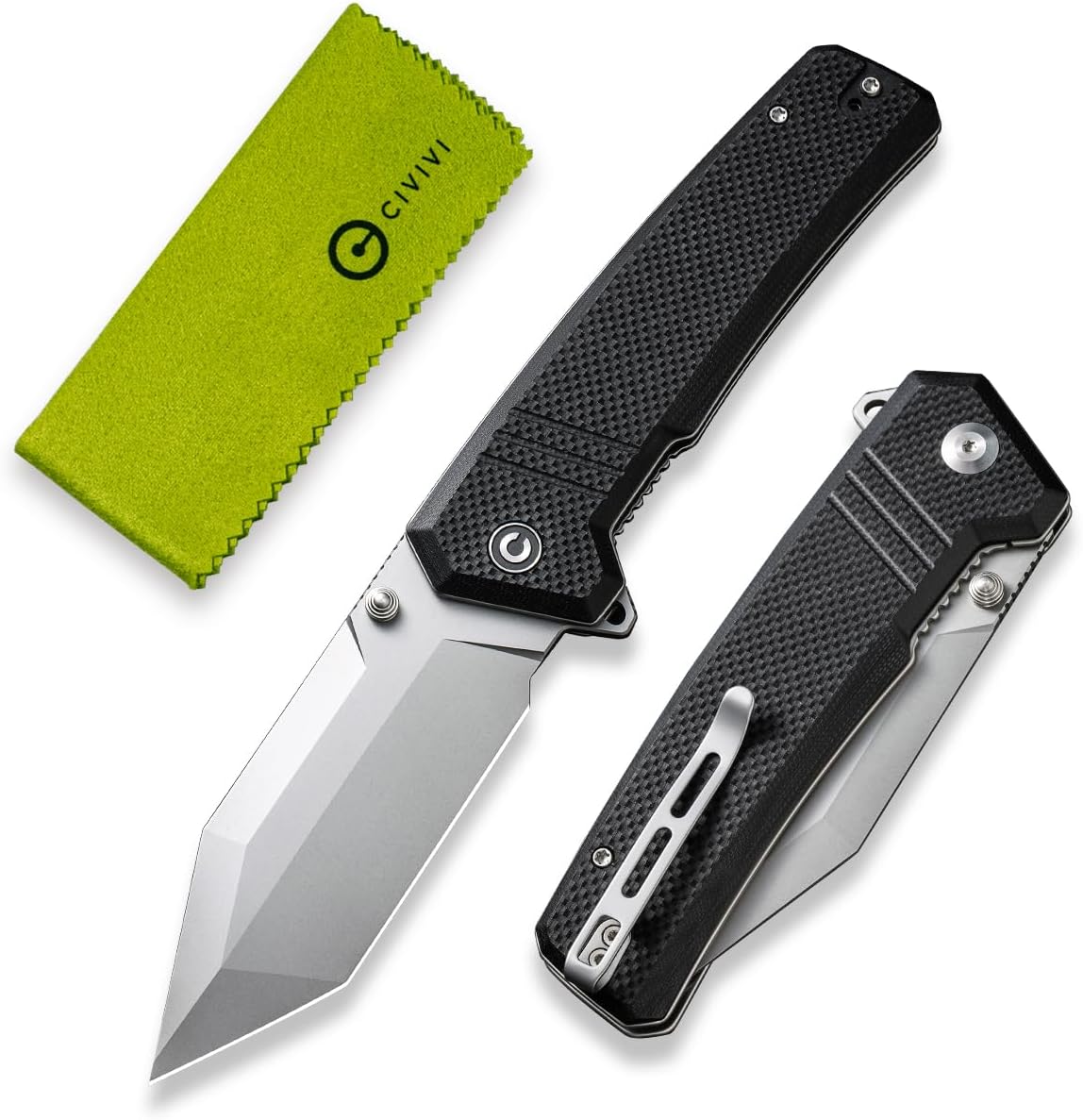 Navaja bolsillo EDC cuchillo plegable 3.98pulg G10 bloqueo