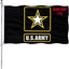 Bandera militar EE.UU. 3x5 poliéster 200D duradera