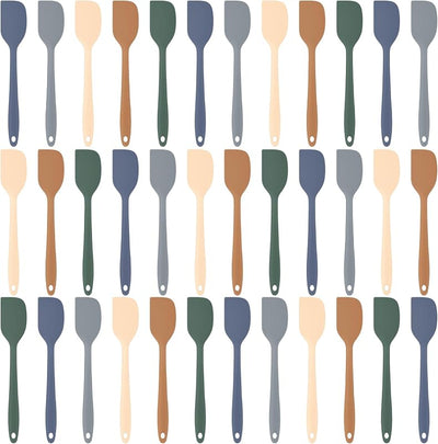36 Espátulas Silicona 8.2pulg Antiadherente Uso Cocina