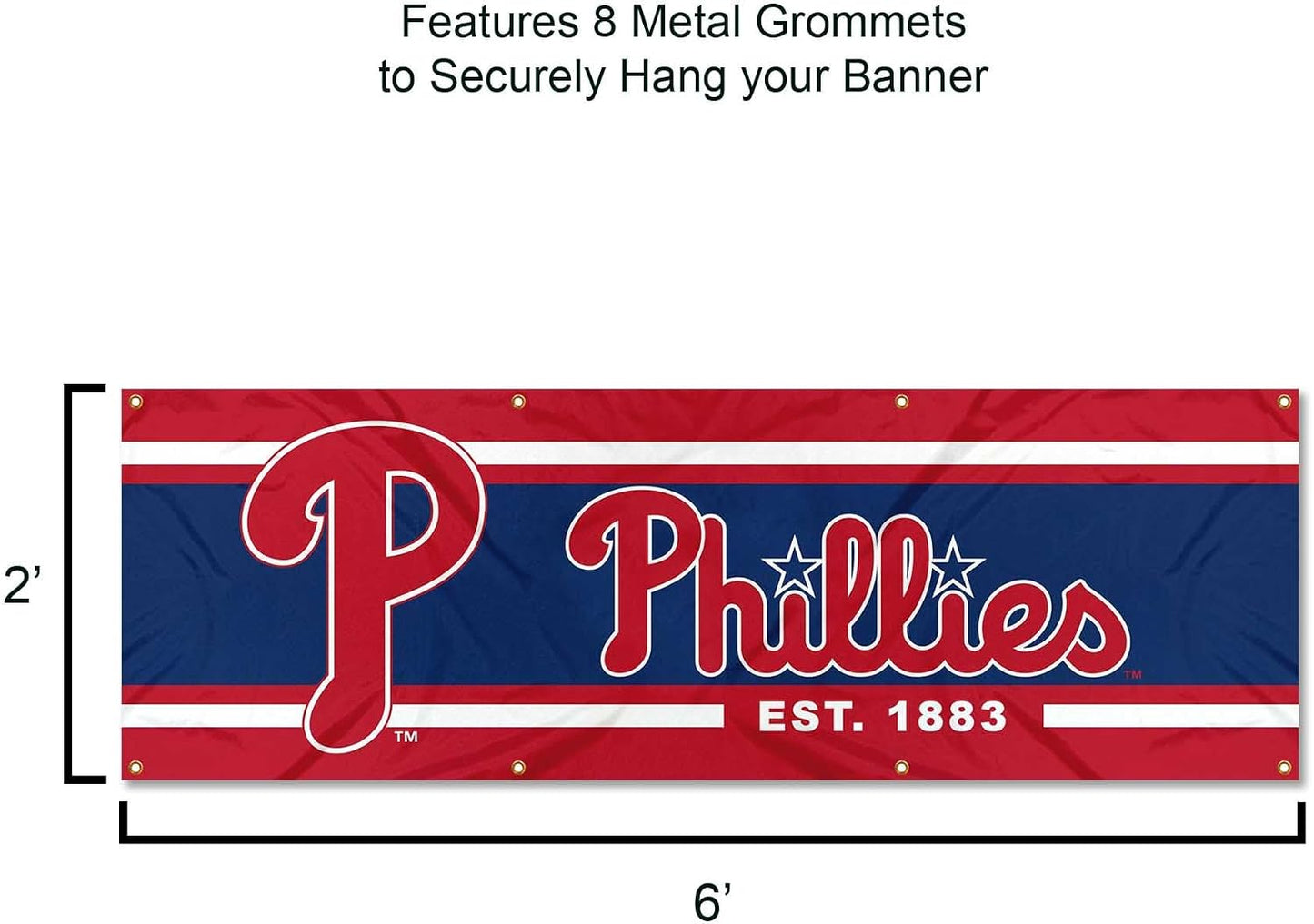 Banner Filis Filadelfia 2x6ft
