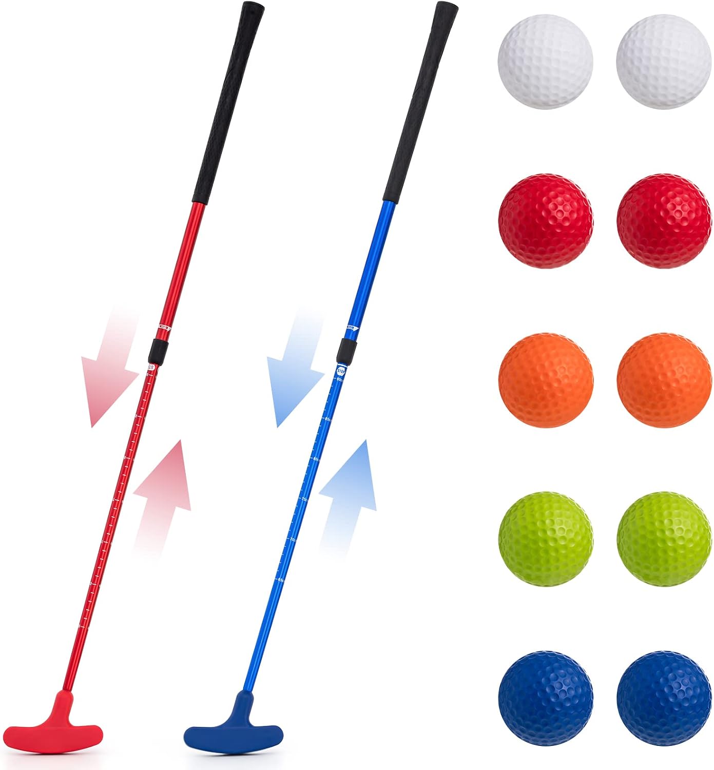 Putter golf 2 pzas ajustable diestros zurdos
