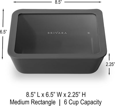 Recipiente vidrio cerámico sin BPA con tapa reutiliz.