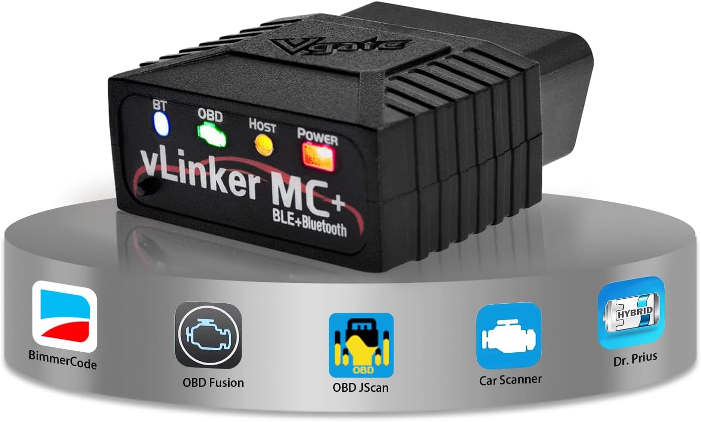 Escáner OBD2 vLinker BT3.0 BLE4.0 para Android iOS Windows