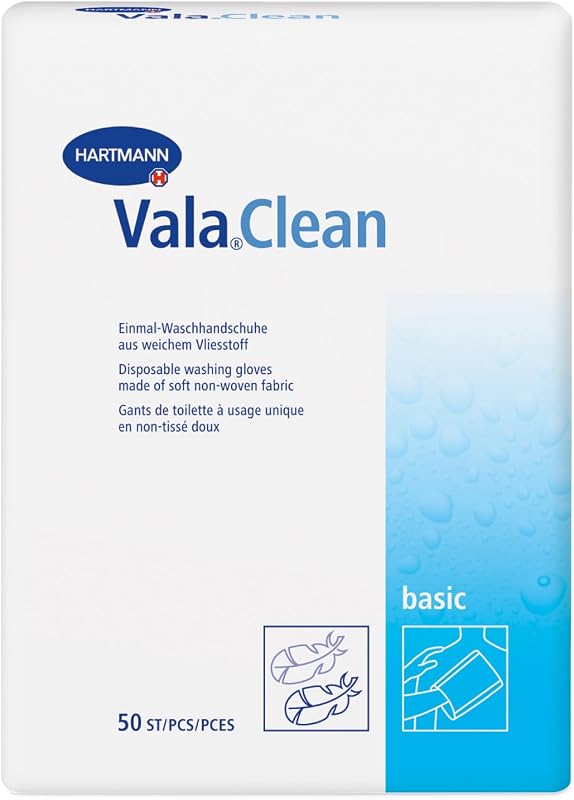 Guantes de lavado Vlies 15x23cm 50uds