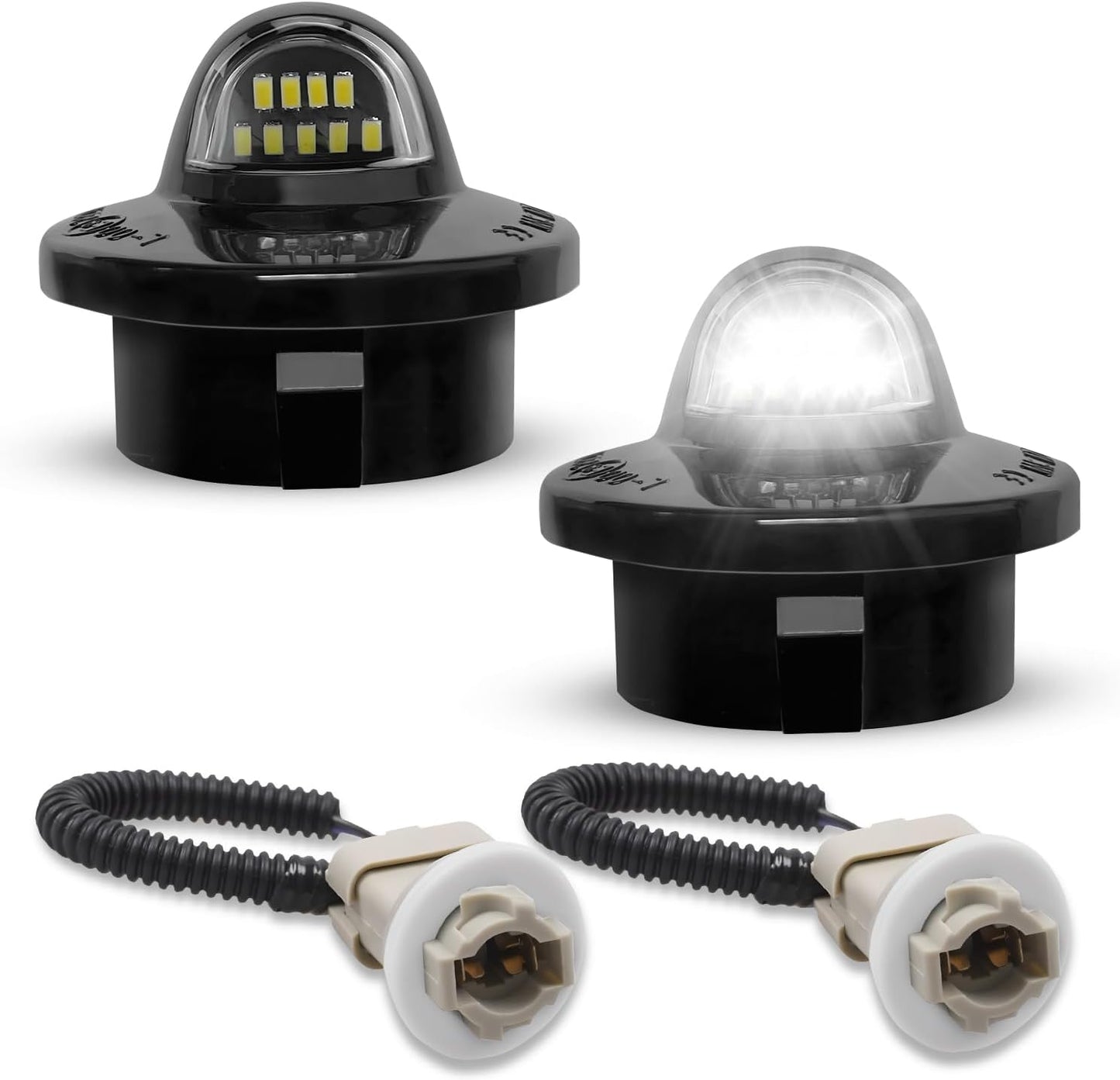 Luz LED placa matrícula Ford F150 6500K blanco enchufe